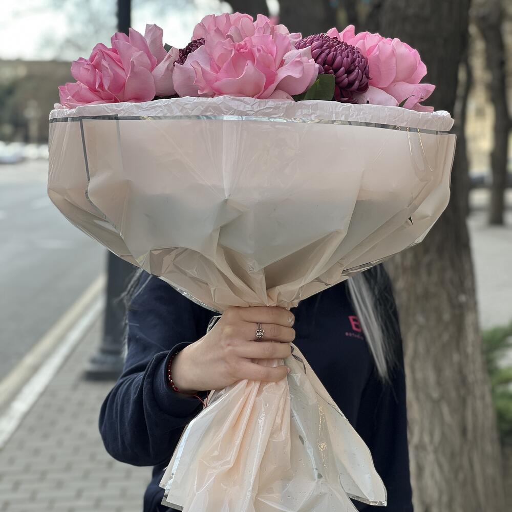 Roses and Chysanthemums Bouquet N-051
