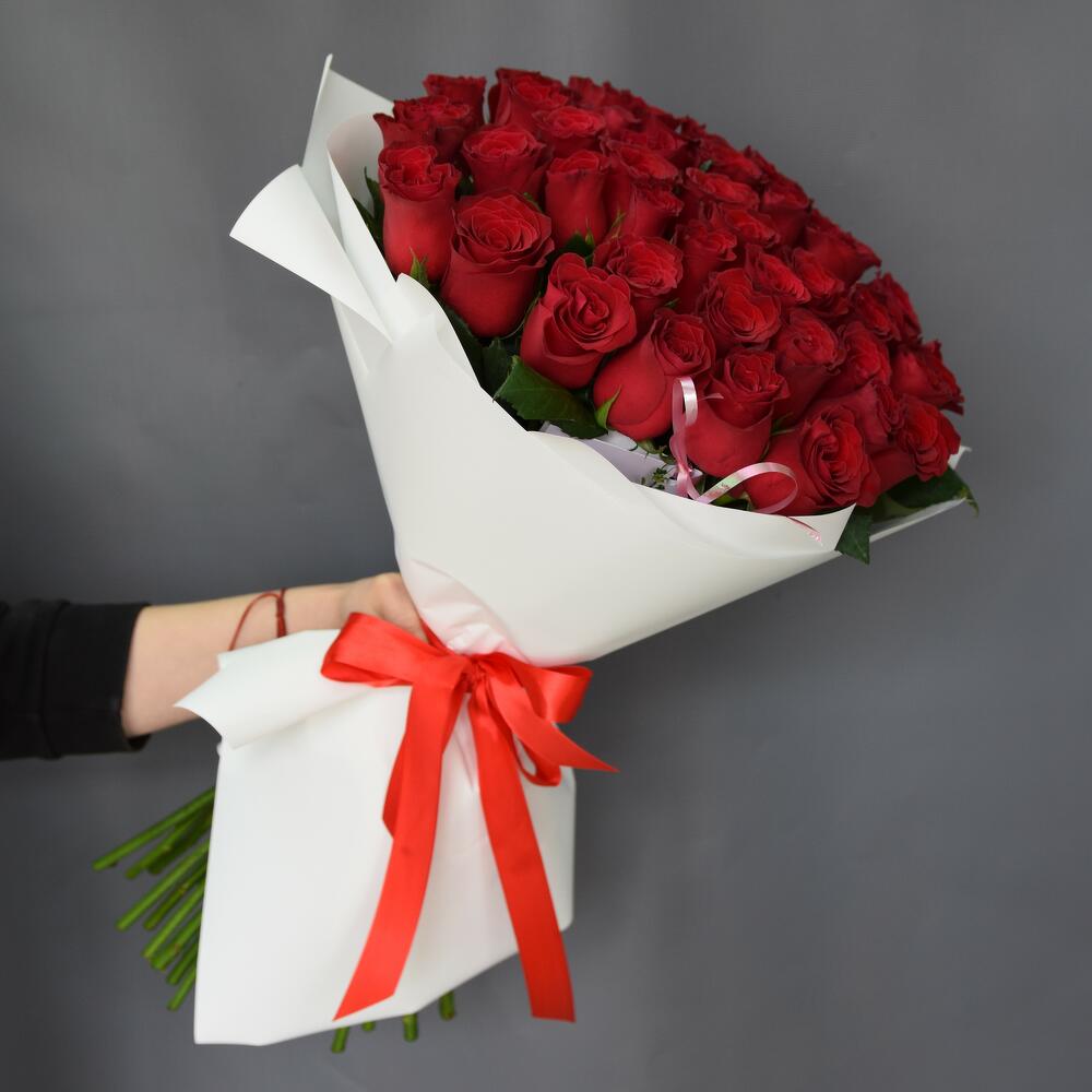 Букет из 45 кенийских роз