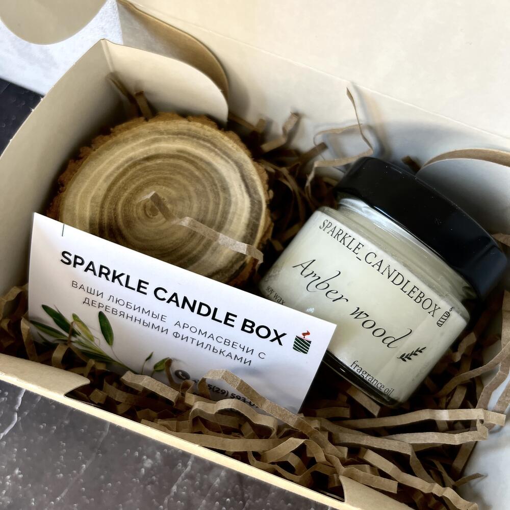 Gift set with soy candle