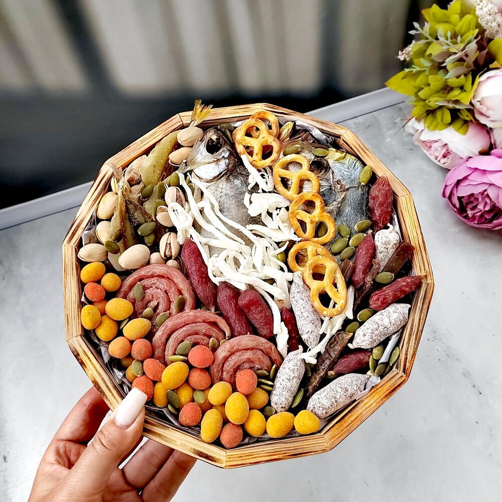 Мужской набор-сет рыбный с колбасками