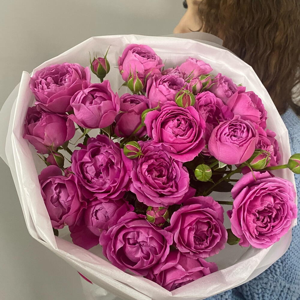 Леди Бомбастик 🌸 пионовидные кустовые розы