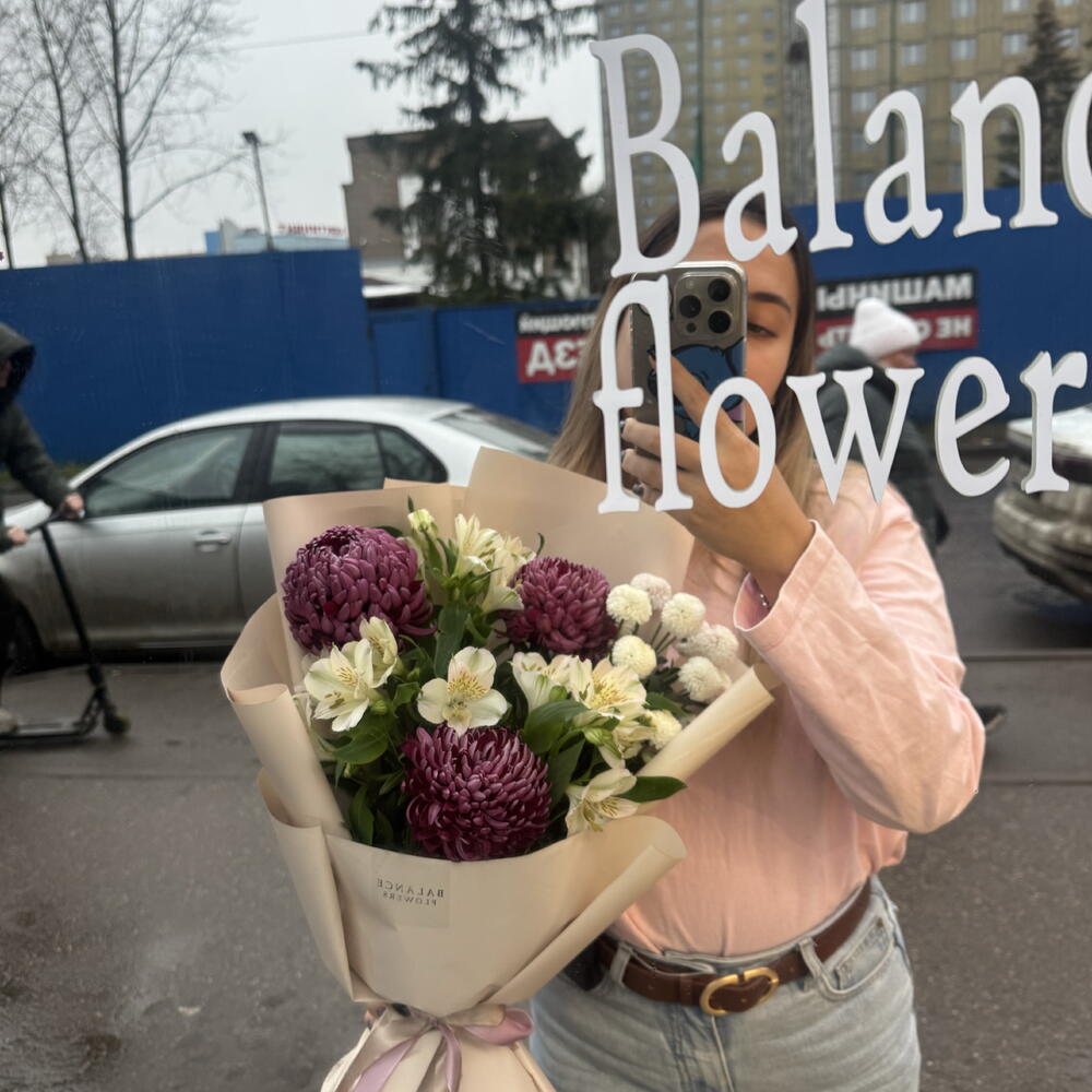 Букет с бигуди