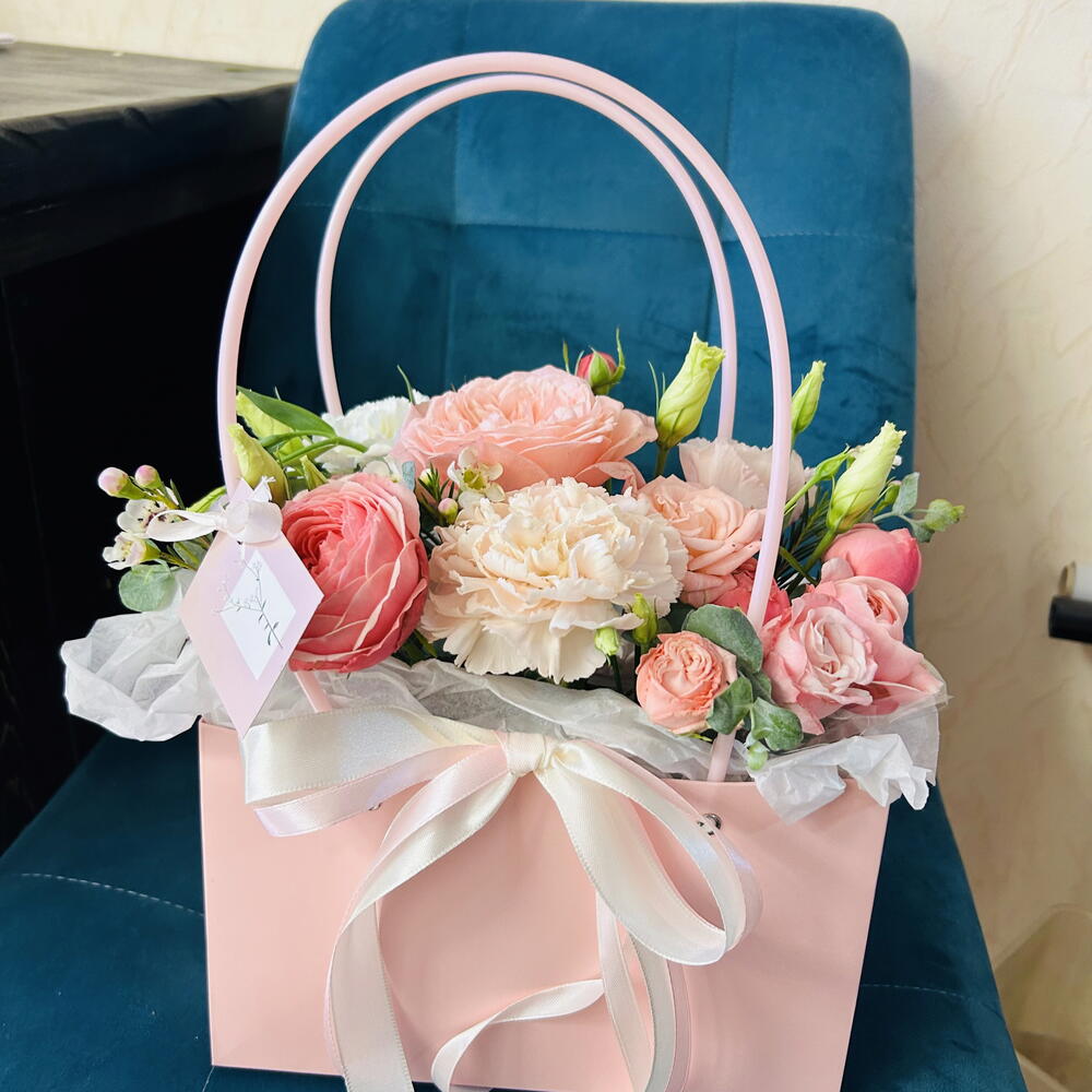 Сумочка я цветами🌸🌺