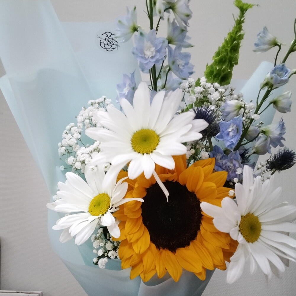 Букет с подсолнухом 🌻