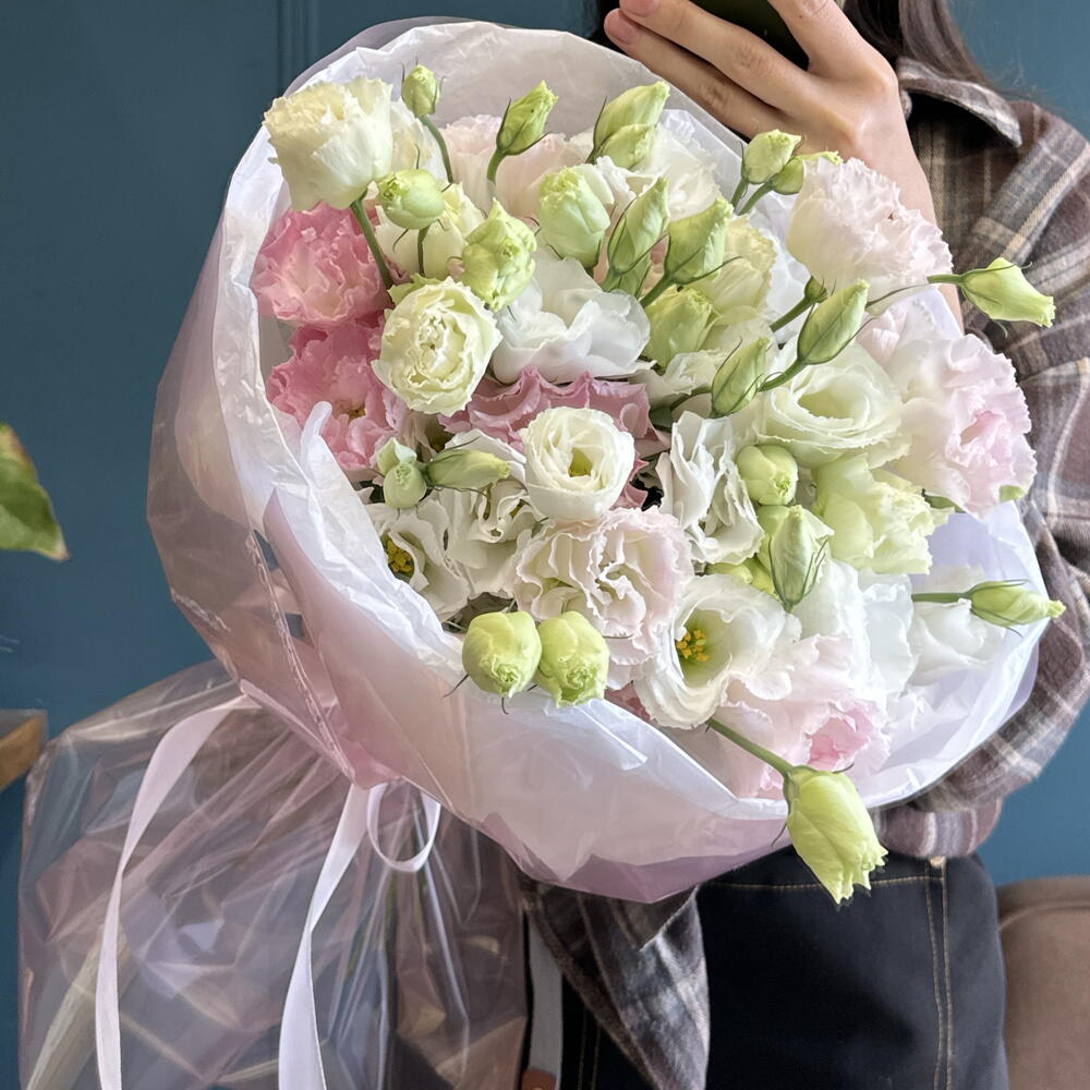 Воздушный букет эустомы 🌸
