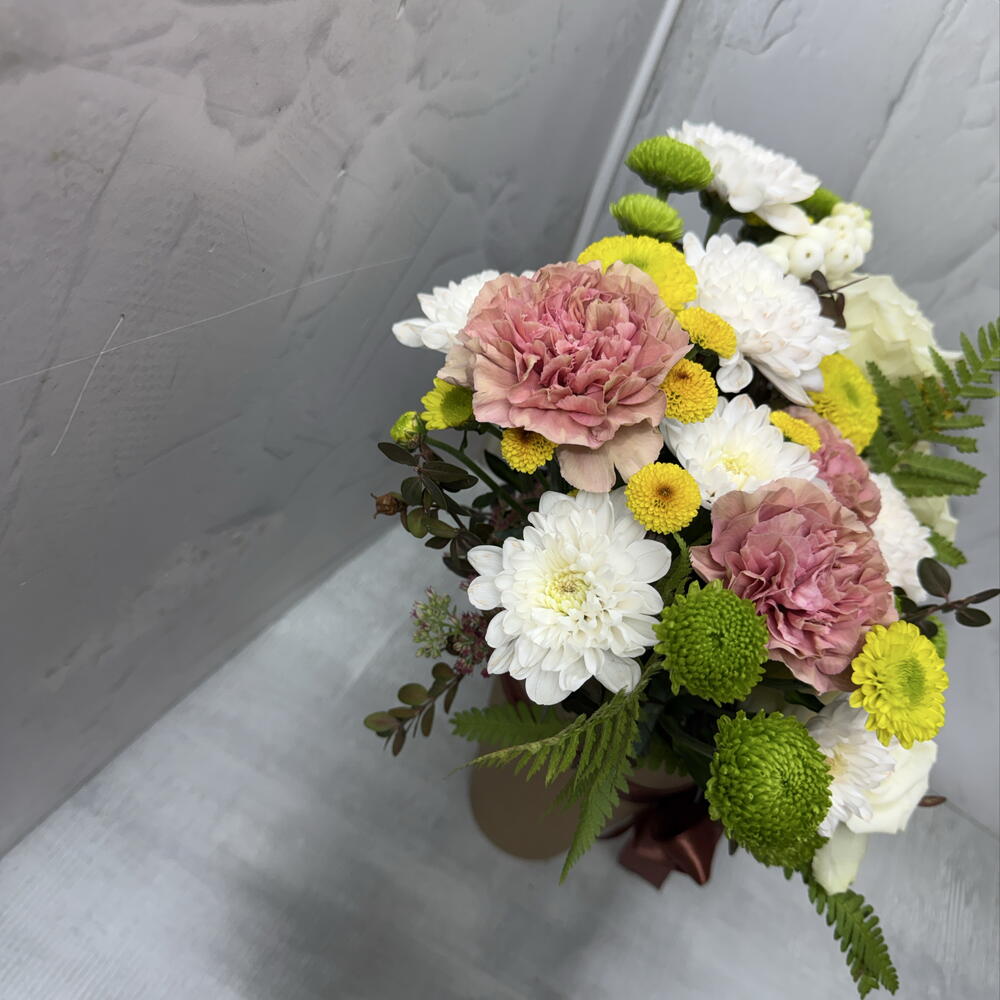 Цветы в крафте 💐