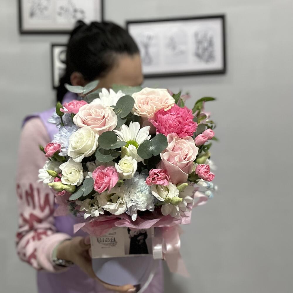 Цветы в коробке💗