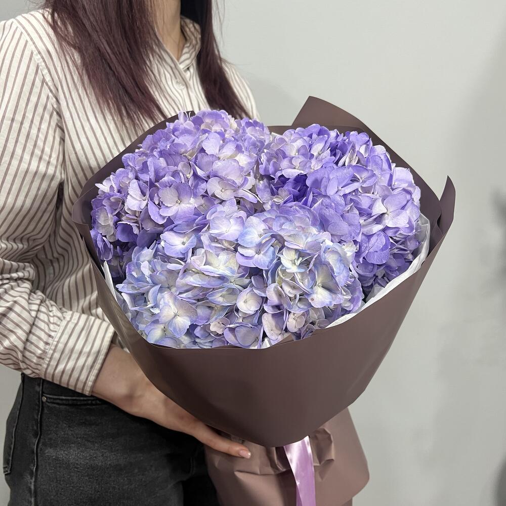 Гортензия лавандовая 💜/ Букет  (гортензии)