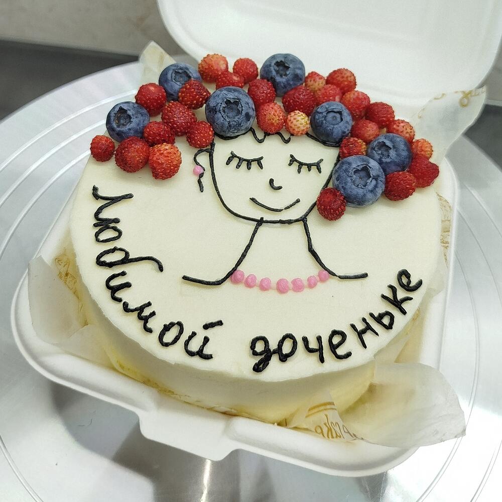 Бенто тортик Любимой доченьке