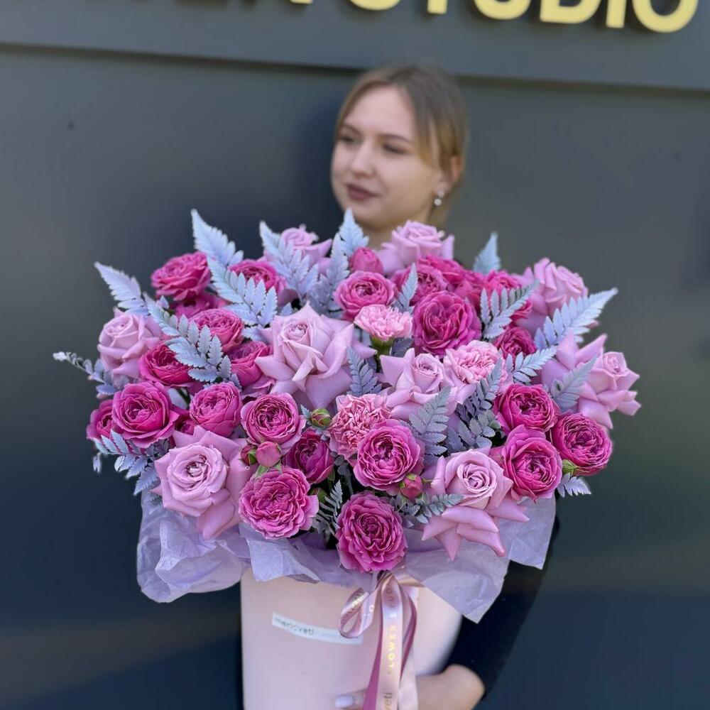 Авторская композиция в лавандовых оттенках