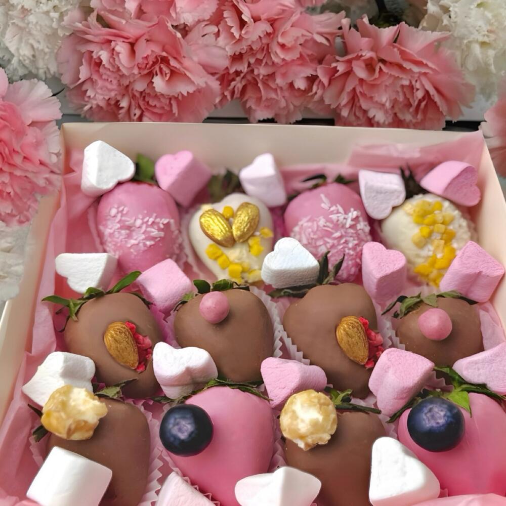 Клубника в шоколаде «Баблгам»12-15шт