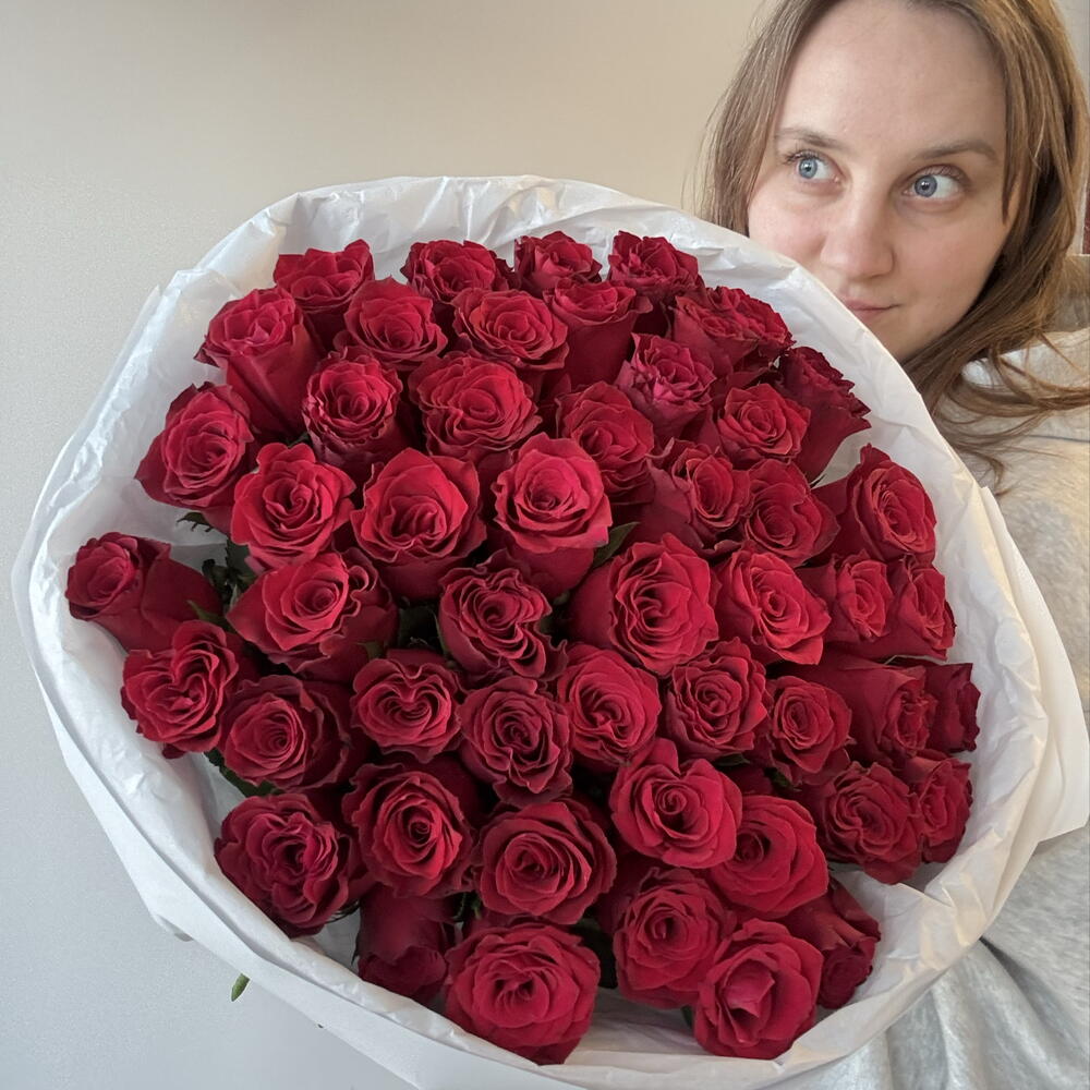 51 роза 60 см