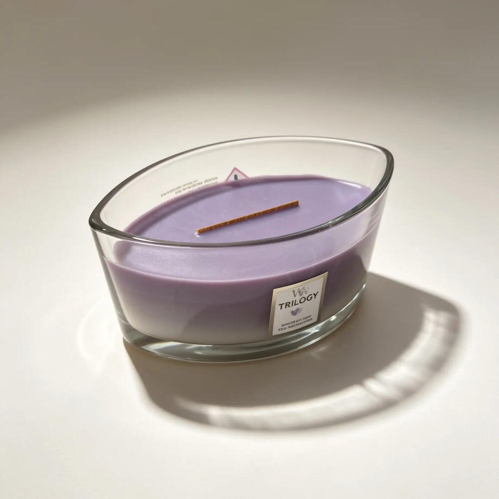 Ароматическая свеча WoodWick Аметистовое небо, эллипс тройная 453 гр