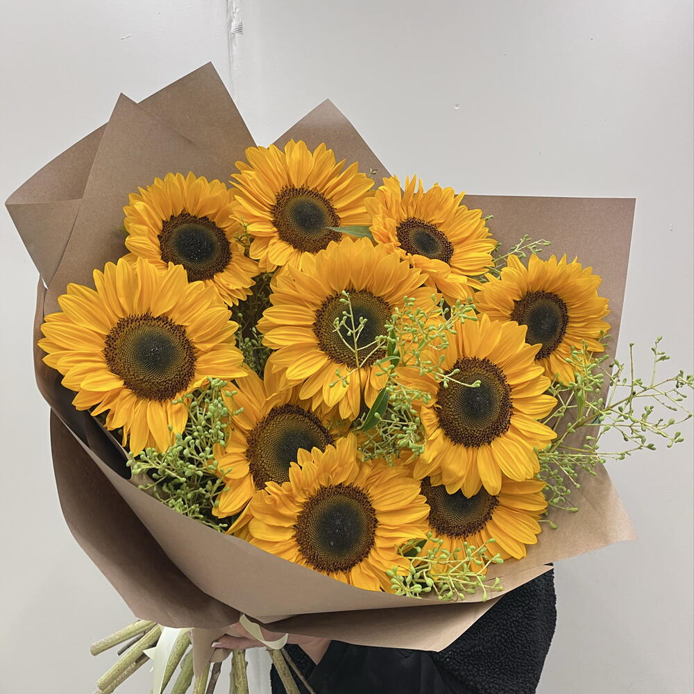 Крупные подсолнухи 🌻