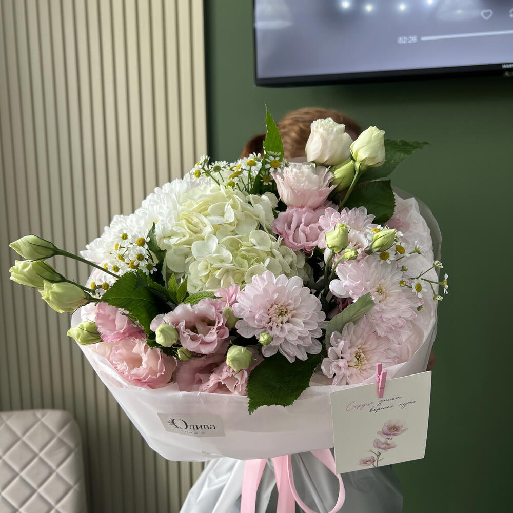 Букет с малинкой🌸