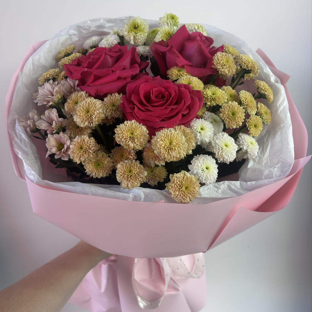 Розы, хризантемы 💐