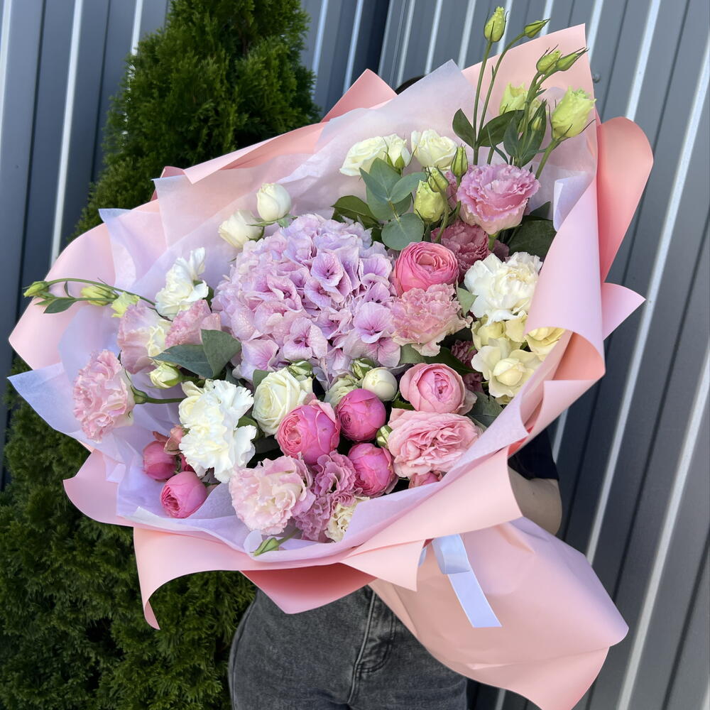 Гортензия в сборке букета 💐