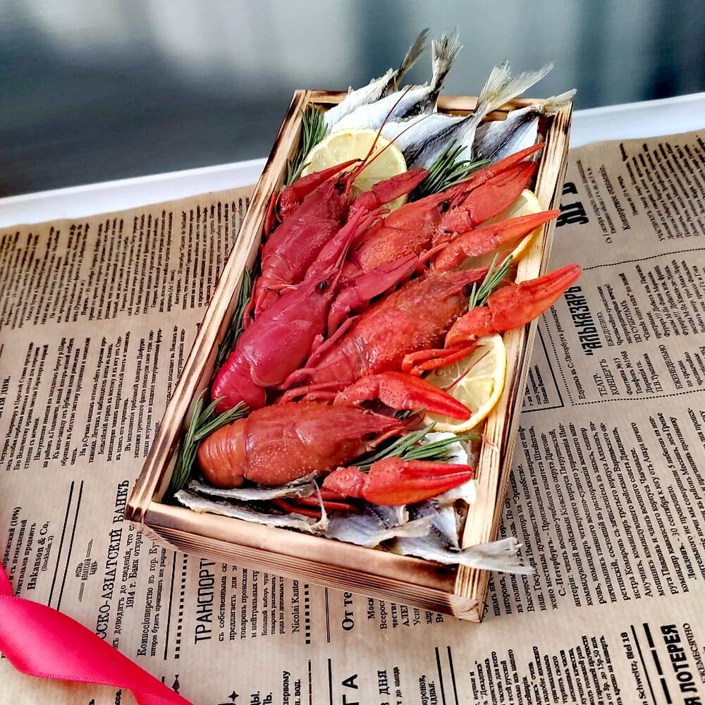 Бокс мини с раками