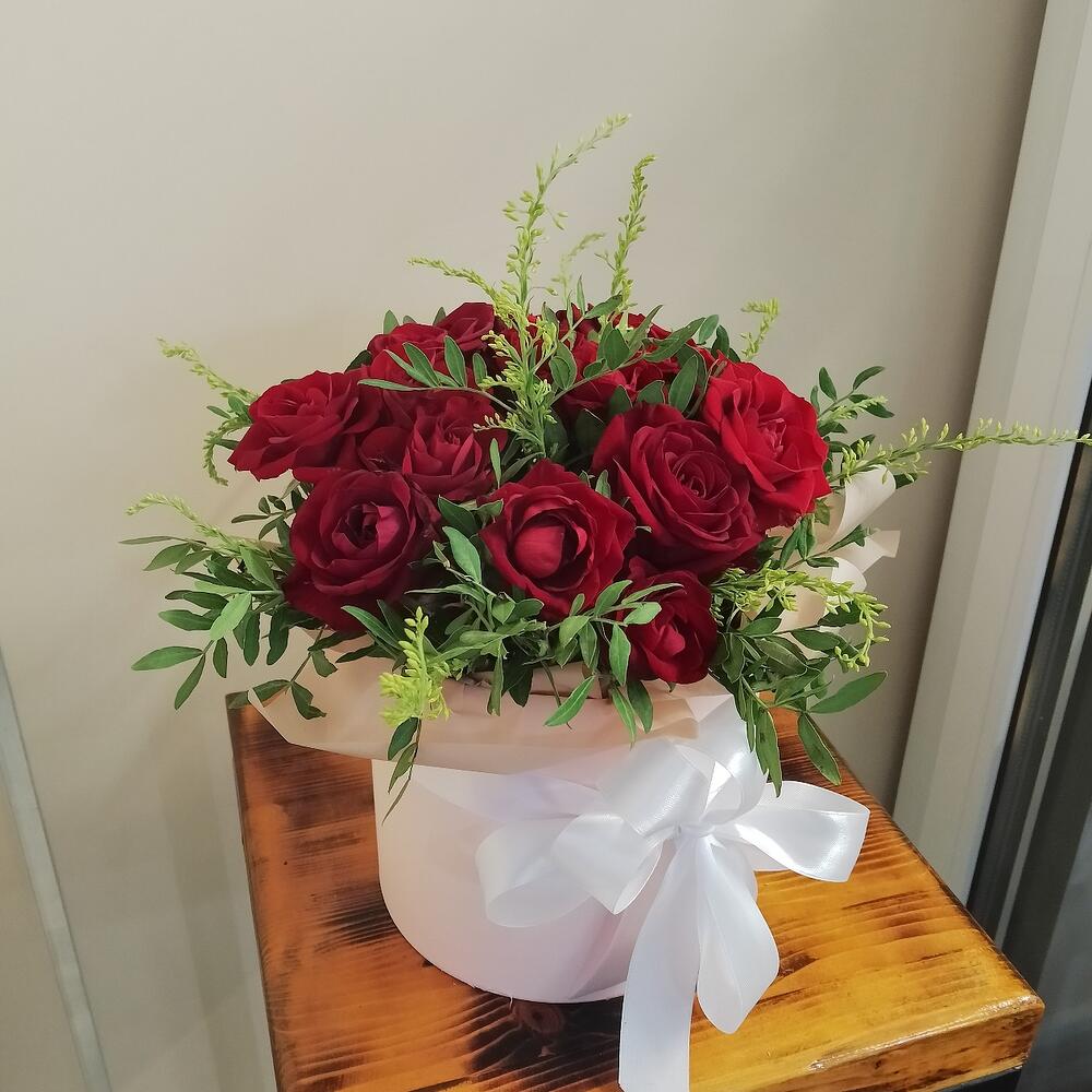 Розы в коробке
