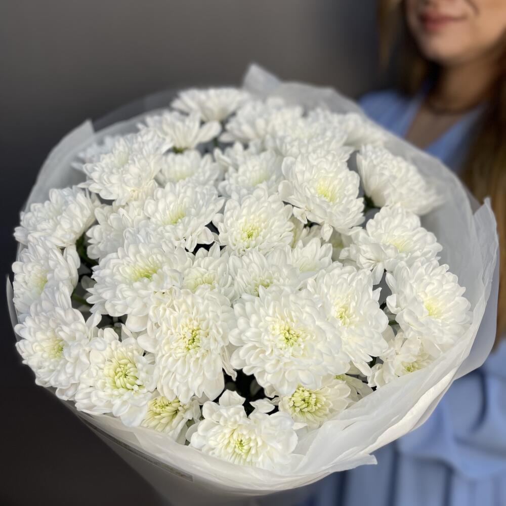 Кругляш из 7 хризантем