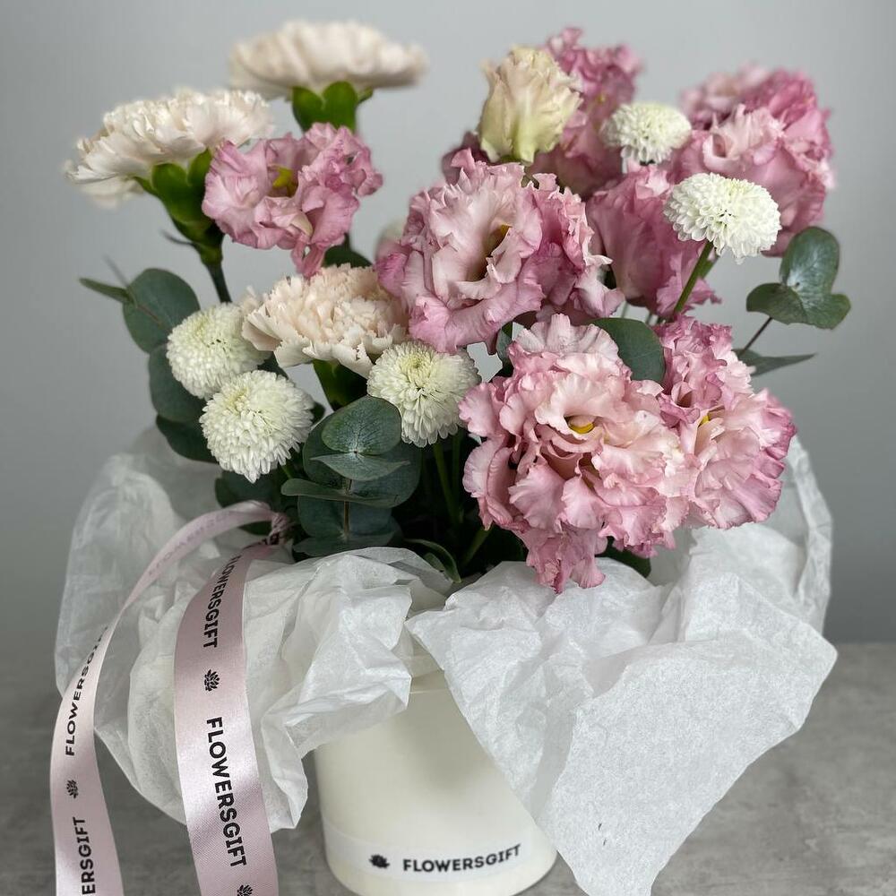 🌹 Коробка Wok от Flowersgift с цветами - 39