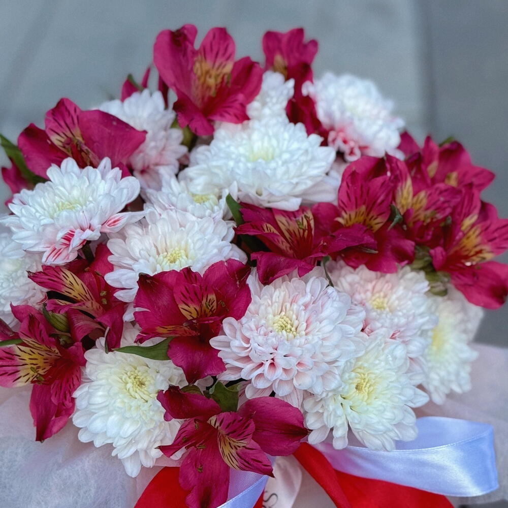 Цветы в коробке