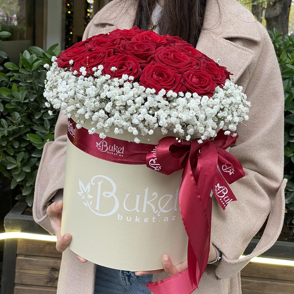 Flowers box red♥️