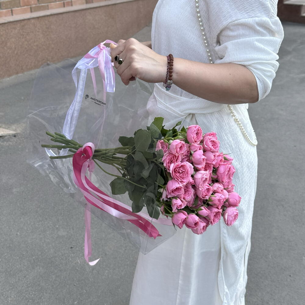 Сумочка с кустовыми розами