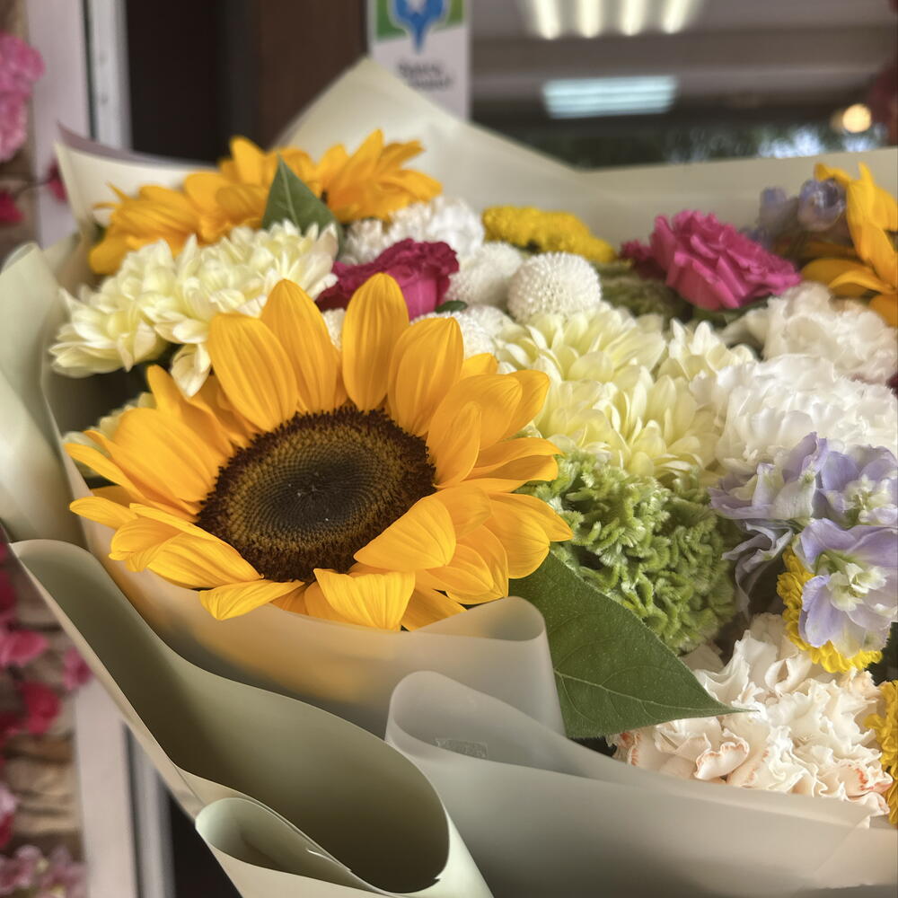 Букет с подсолнухами 🧡