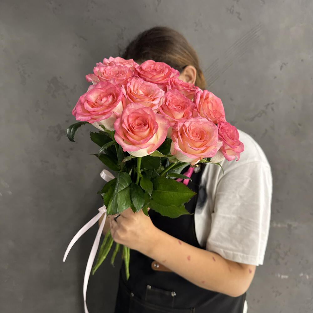 Розы под ленту 💗