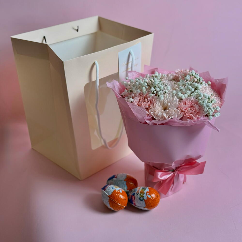 Мини композиция с Kinder в сумочке 🩷👛