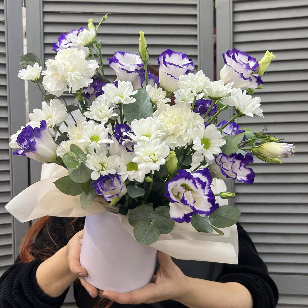 Цветочный комплимент коробке 💜