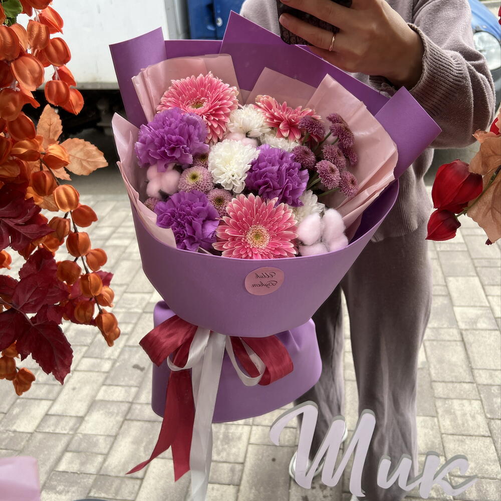 Букет с герберами 🌸