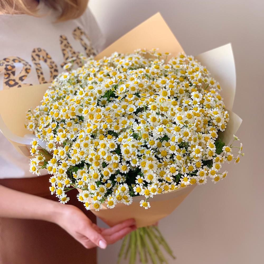 Букет из кустовых ромашек