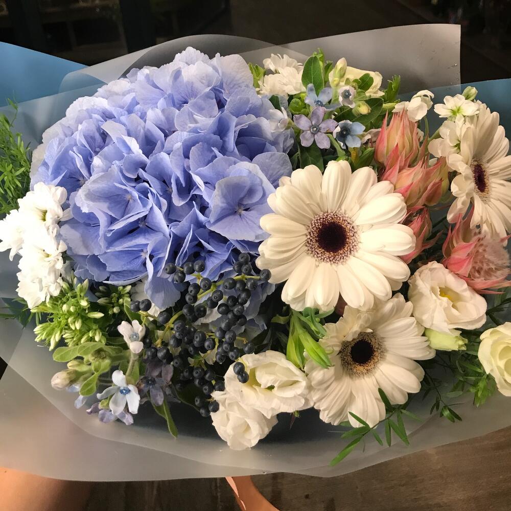 Bouquet with hydrangea