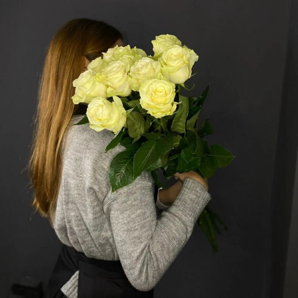 Розы Белые Эквадор