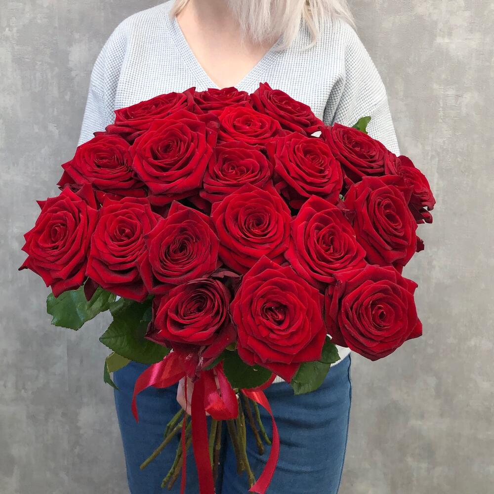 21 Роза Букет RED