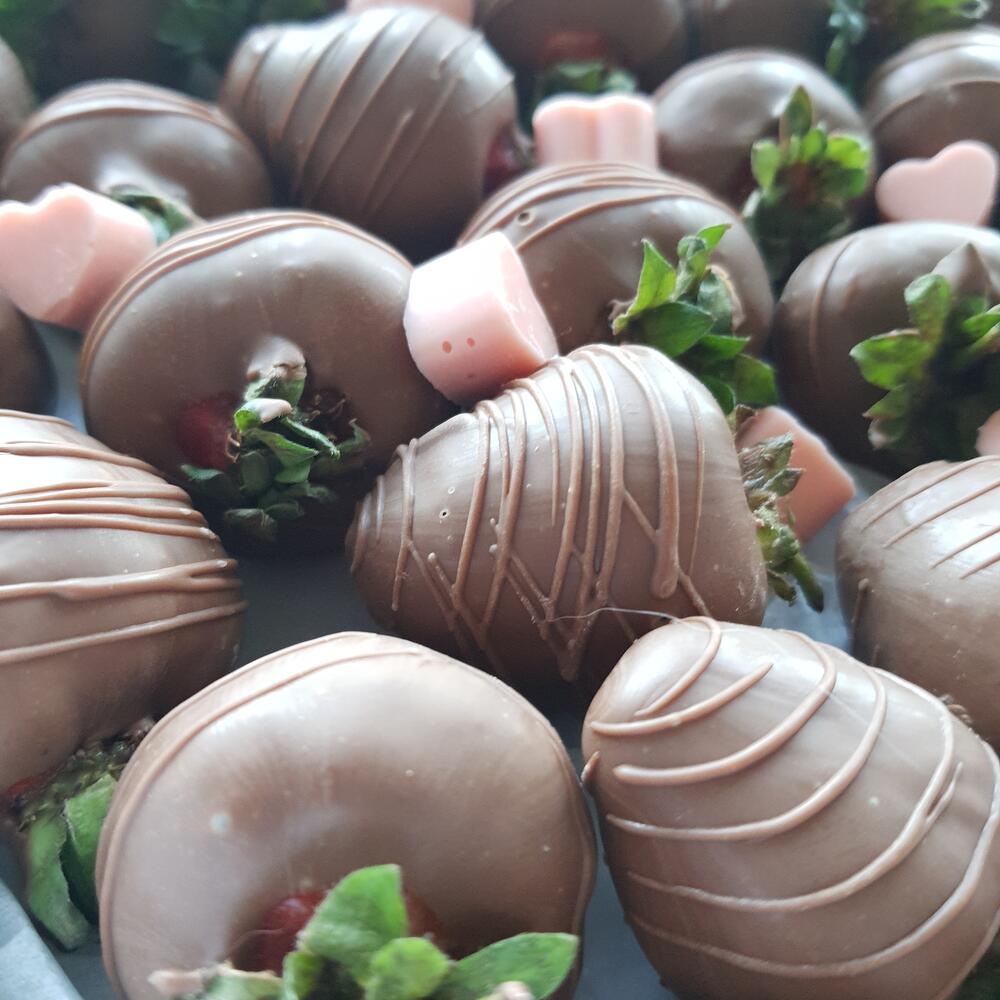 Chocolate-covered Strawberries Heart
