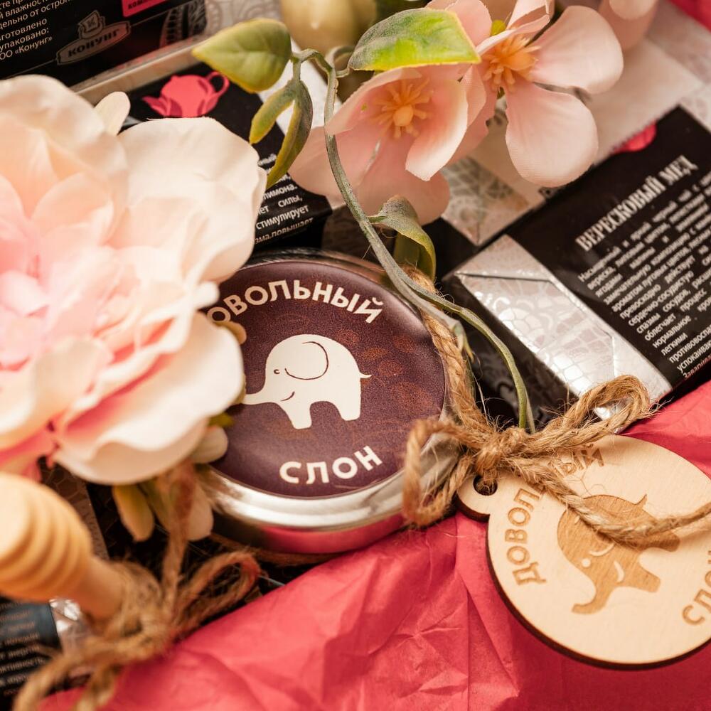 Подарочный набор чай и кофе «Цветочный завтрак» — подарок женщине, маме,  🎁