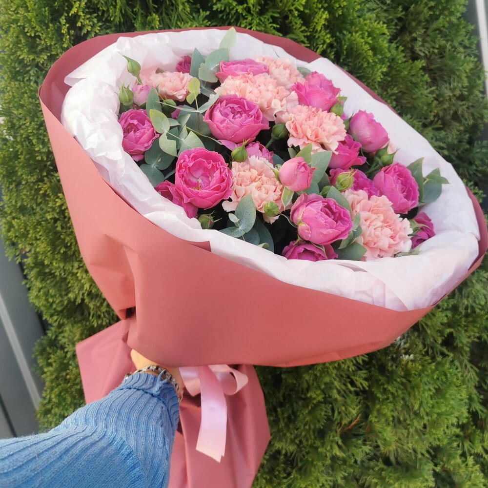 Мисти баблс и диантус💕