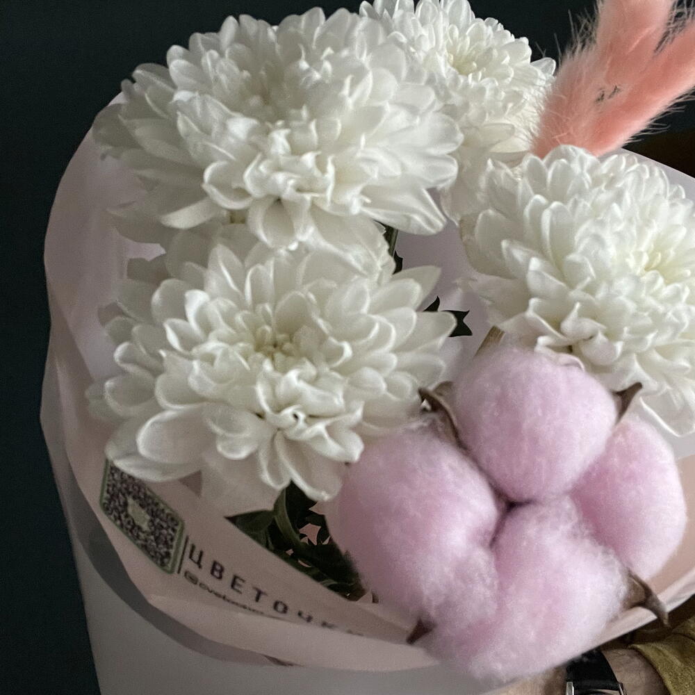 Букет комплимент из хризантемы💗