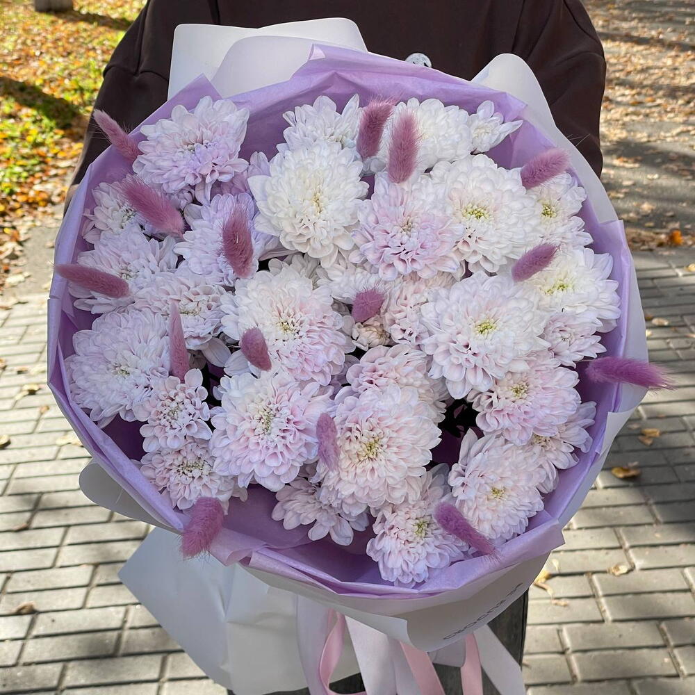 Букет хризантем 30
