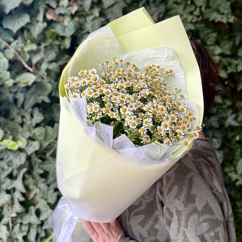 Букет ароматных маленьких ромашек 💛