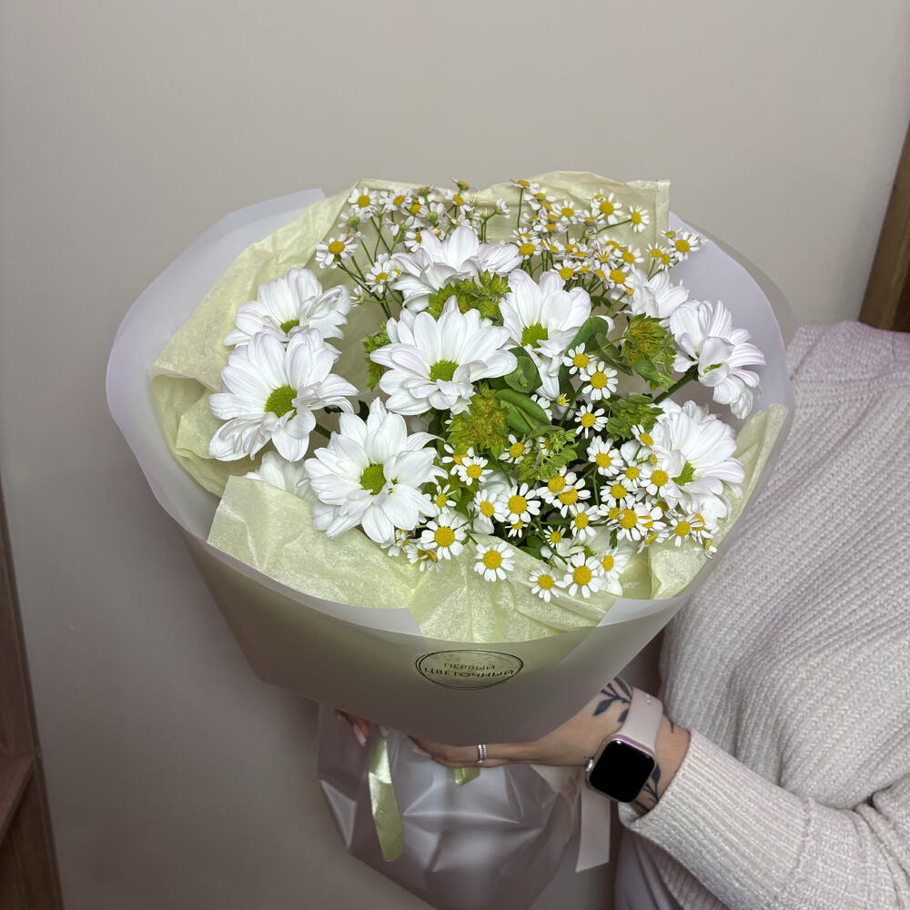 Букет-мини "Ромашки-милашки"💛