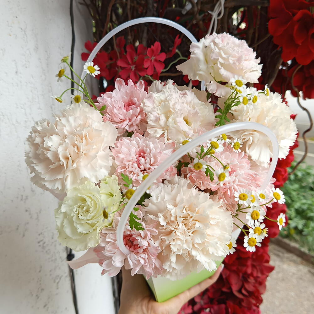 Композиция Розовое облако 🍧🌱🌸🩷