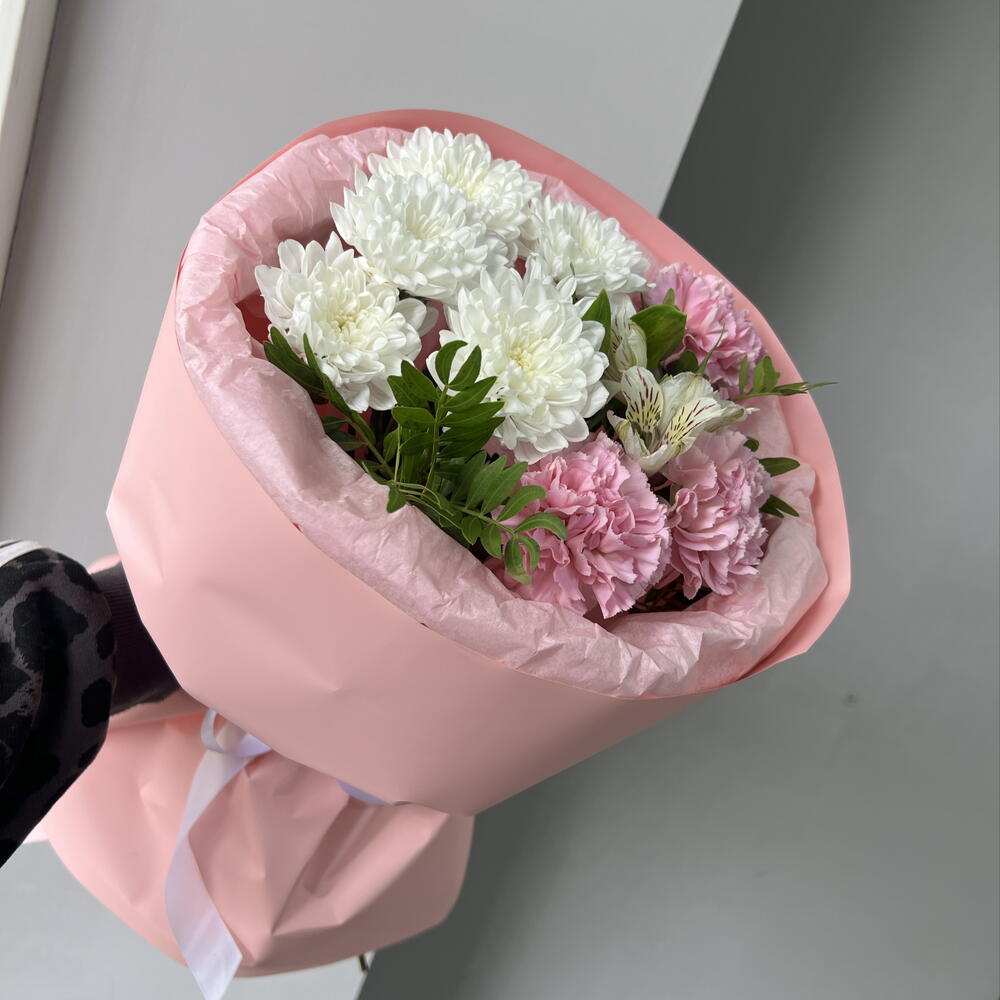 Букет комплимент в розовом