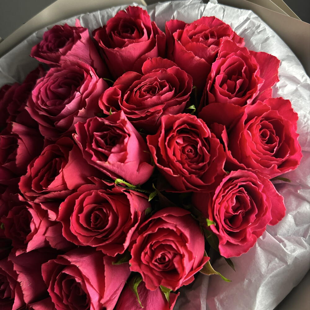 Розовые розы