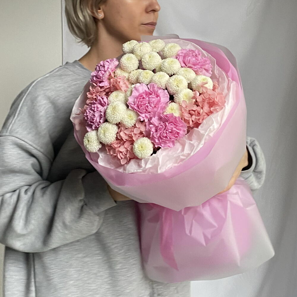 Букет «Нежно-розовое блаженство»💞
