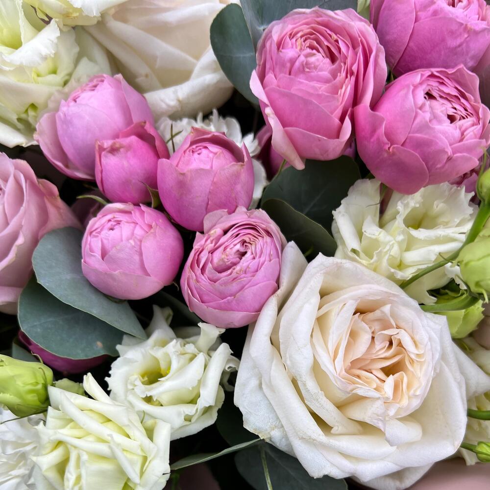 Пышный букет 157 с пионовидными розами, Цветы Санкт-Петербург ...