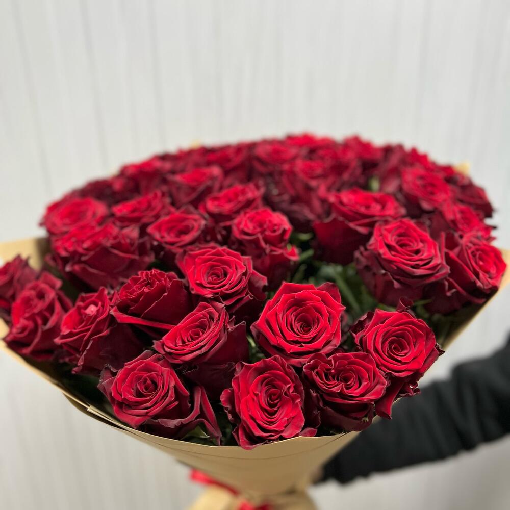Букет из Эквадорских роз (70см)